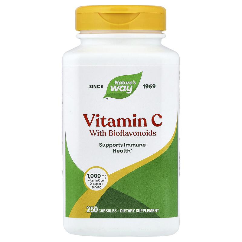 Vitamin C With Bioflavonoids, 250 Capsules
