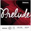 D'addario Prelude String Set for Violin 1/16 Medium Tension Import United Kingdom