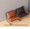 1/6 Scale Wrought Iron Sofa Chair Mini Model for BJD Dollhouse