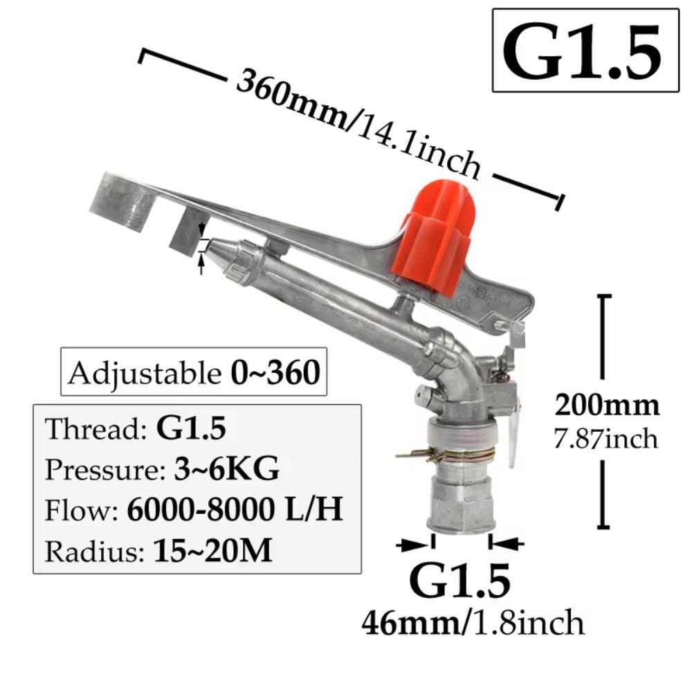 Anti-slip Garden Irrigation Nozzle Power Spray Multi-function Cleaning Sprayer  Field