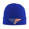 American Eagle Print Beanie Vintage Graphic Knit Hat Retro Streetwear Soft Warm for Unisex Women Elastic Cap Skullie Beanies Winter
