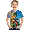 Cartoon Printed Children's T-shirt Short Sleeved Boys' Top