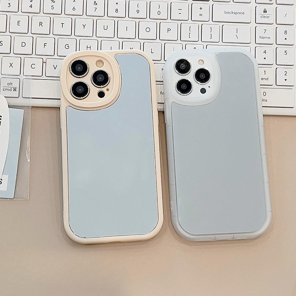 Mirror Suitable for IPhone13 Apple 14Pro Max Mobile Phone Case 16 High End Sense 15Pro Simple 12 Makeup Mirror
