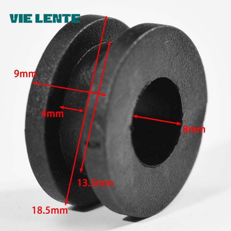 10 Stück Motorrad Seitenverkleidung Gummitüllen Dichtung Verkleidungen Für Yamaha Für Honda Für Suzuki CBR GSXR Ninja ZX YZF Kawasaki Schwarz