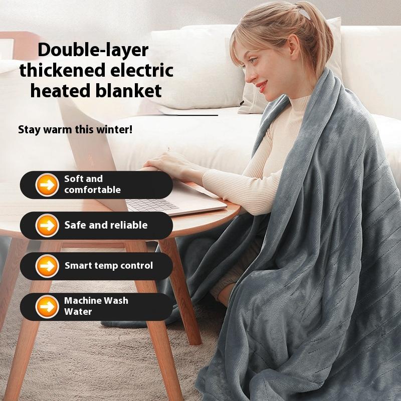 Intelligent temperaturkontrollert elektrisk teppe Oppvarmingspledd Sunn nullstråling Karbonfiber Langbølget infrarød elektrisk oppvarming