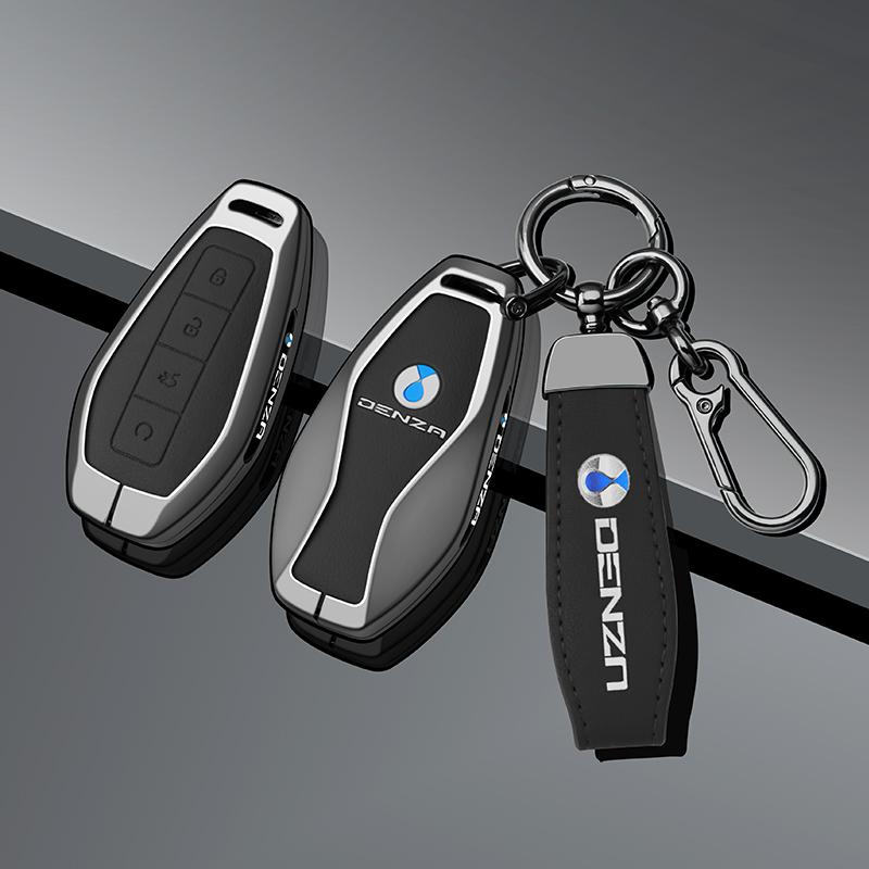 Denza Z9Gt Z9 Gt Dm Pro Max Ev Ultra  Key Fob Car Remote Key Cover Housing Zinc Alloy Leather Car Key Case Accessories