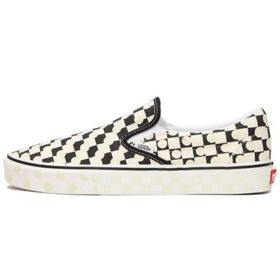 Unisex Klassischer Slip-On UV-Tinte Schachbrettmuster VN0A33TB45R