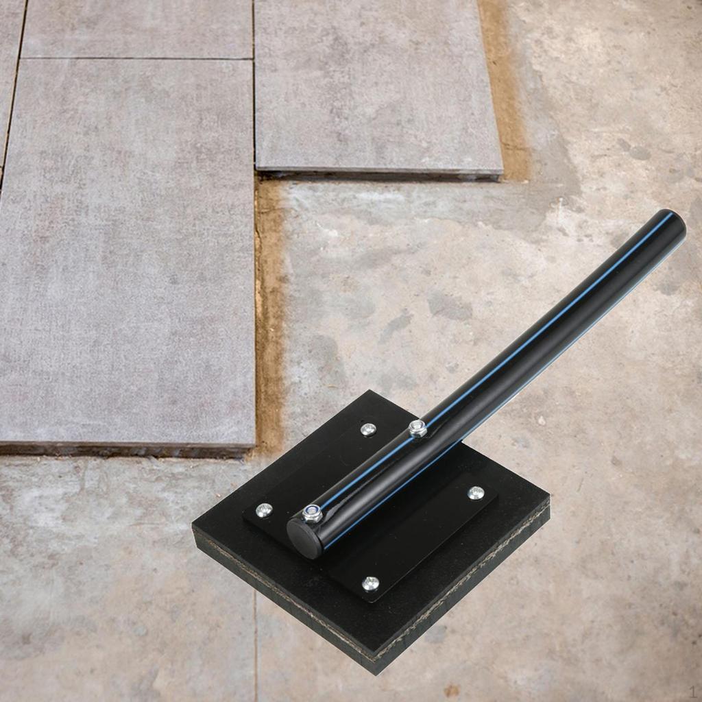 Rubber Tile Clapper Flooring Tool Paving Mallet Ergonomic Handle Portable for Hardwood