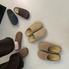 Retro Mori Thick-soled Bag Head Half Slippers Women's Outer Wear 2025 New Lazy One-pedal Shoes Muller Single Shoes