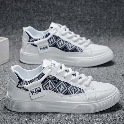 Mens Thick Sole Vulcanized Shoes Male Sneakers Summer Breathable Casual Sports Shoes Trend Flat Shoes Korean Plate Walking Shoes