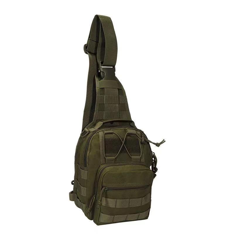 Camouflage Oxford fabric shoulder bag men's crossbody bag sports outdoor tactical chest bag