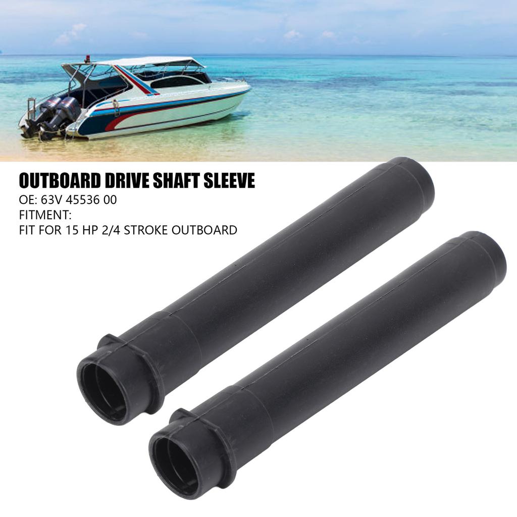 Outboard Drive Shaft Sleeve 63V 45536 00 Boat Engine Drive Shaft Sleeve Accessories for 15 HP 2/4 Stroke Outboard