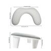 Lightweight Manicure Hand Support Armrest Pillow Slanted Wrist Rest Durability PU Material Easy Cleaning for Nail Work