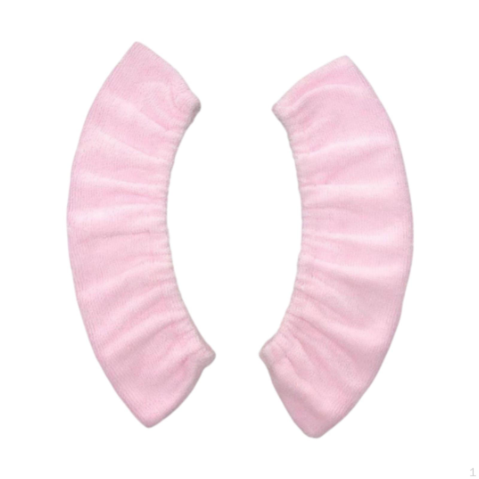 

2 шт. Защитный чехол для лезвия конька, зимние мягкие щитки, чехлы для хоккея розовый