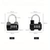 Portable 4 Dial Digit Combination Lock Weatherproof Protection Security Padlock Outdoor Gym Safely Code Lock