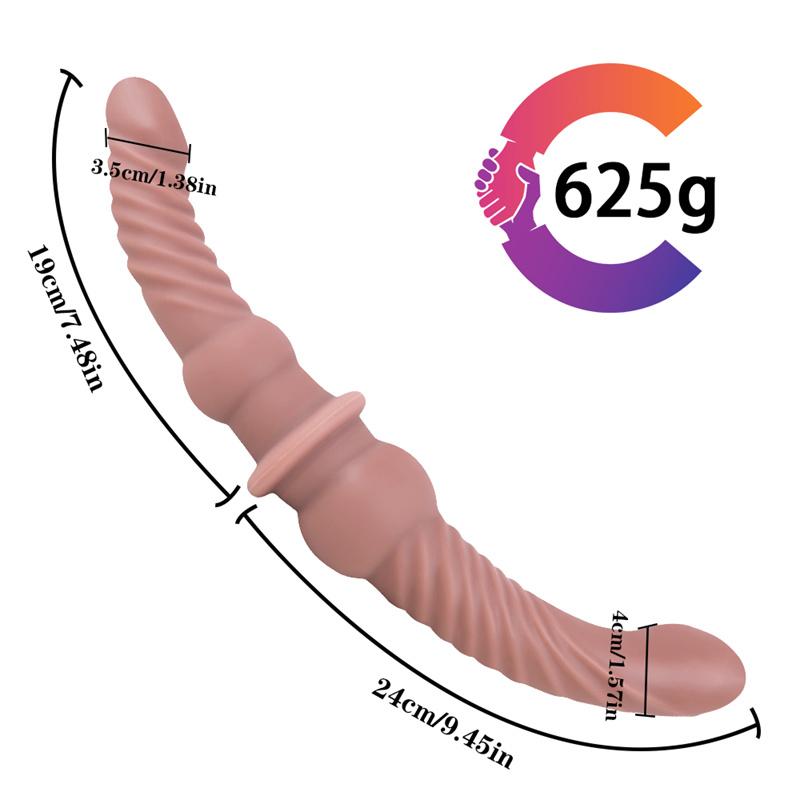 H48 Biyi Shuangfei Liquid Silicone Double Same Sex Penis SM Sex Products