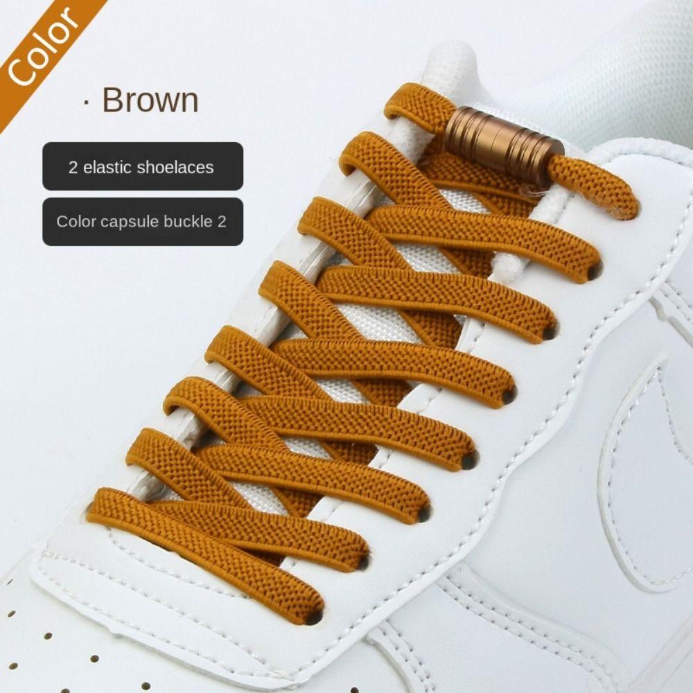 Man Women No Tie Shoelaces Semicircle Elastic Lazy Shoe Laces Shoe Accessories