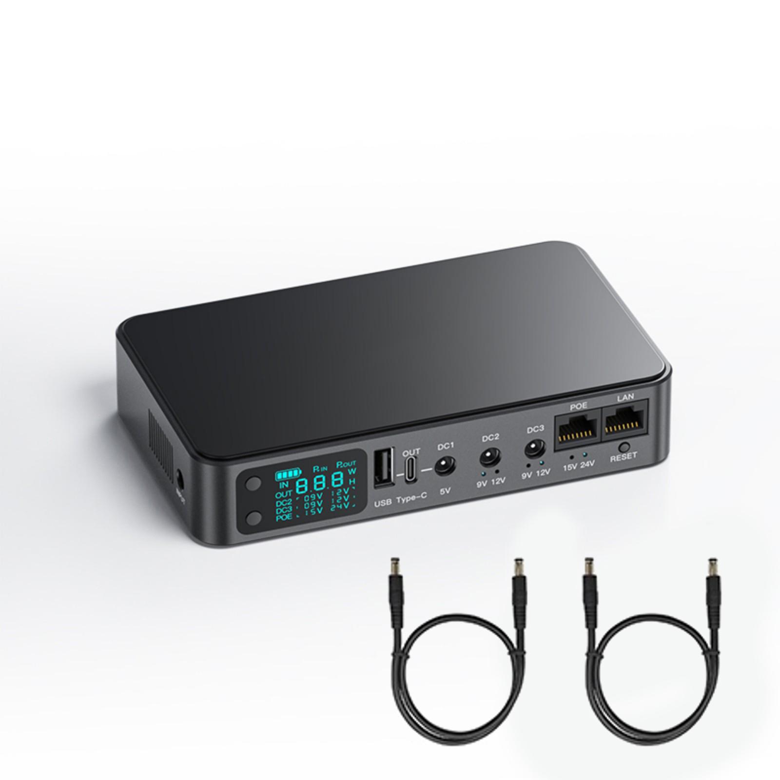 

Компактный мини ИБП-пауэрбанк с регулируемым напряжением, малый источник питания ИБП для стабильной работы устройств во время перебоев в электроснабжении C