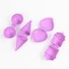 4Pcs/Set Round/Heart/Cone/Cupcake Lollipop Mold Plastic Cookies Cakepop Mould Diy Fondant Cake Decorating Tools Baking Supplies