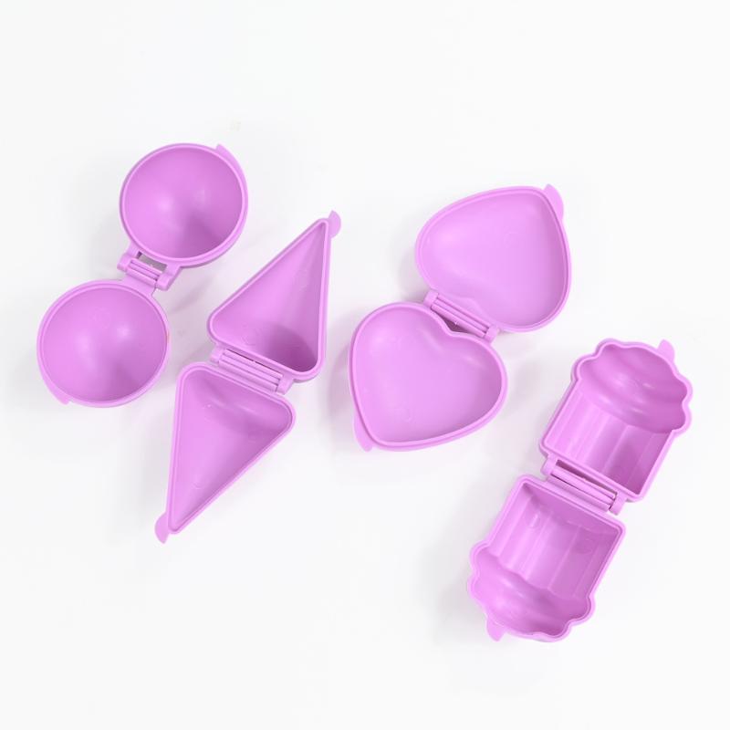 4Pcs/Set Round/Heart/Cone/Cupcake Lollipop Mold Plastic Cookies Cakepop Mould Diy Fondant Cake Decorating Tools Baking Supplies
