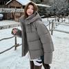 New Winter Cotton Coat Hooded Versatile and Loose Korean Cotton Coat Fashionable Warm Bread Coat Women's Jacket
