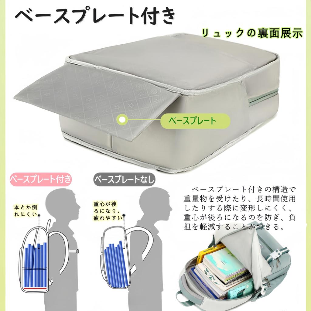 Schulrucksack für Junior High, High School und College, große Kapazität, Schul-Zoll-PC [VNGOLERRY] Mädchen, Schule, Schule, Schüler, Rucksack, Ausflug,