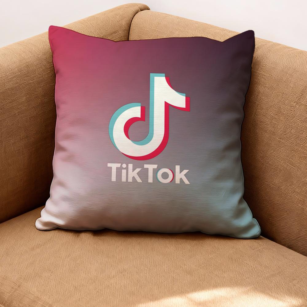 

TikTok Cushion Cover Premium Comfort Reversible Pillow Cove -Two in One Design for Any Room & Car Interior 30cmx30cm