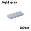 100PCS 63864 Dimension 1x3 Blocks Flat Tile MOC Assemble Particles Smooth 1*3 Construction Bricks DO IT YOURSELF Learning Creativity Toy ideal for