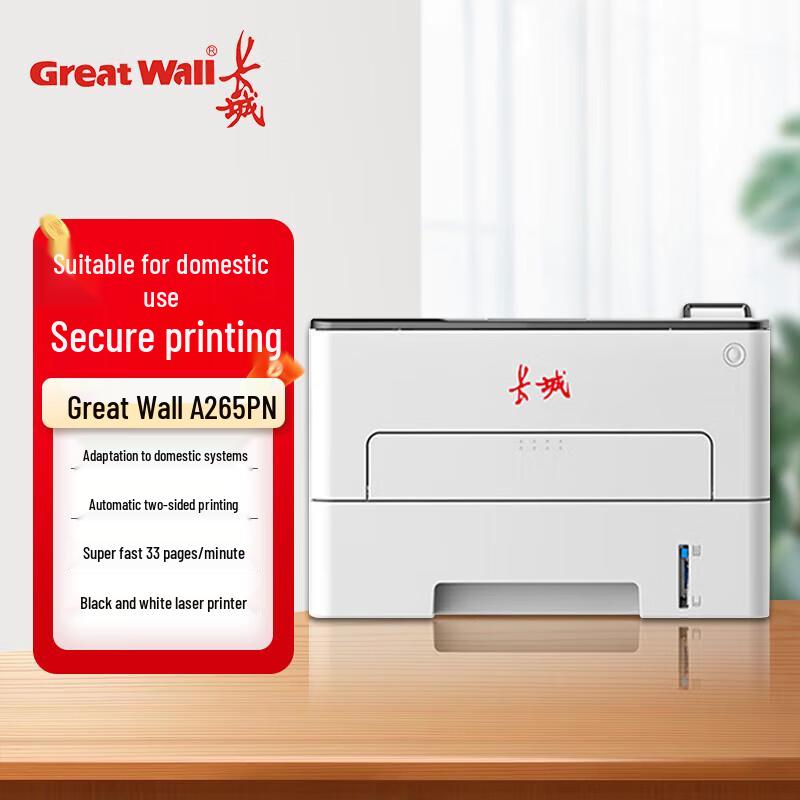 Great Wall Security Enhanced A4 Printer Series CN plug (adapter included)