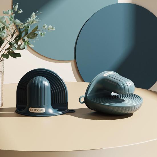 Rukavice proti opaření odolné vůči vysokým teplotám se závěsným otvorem Protiskluzový silikon pro kuchyňské pečení