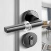 1pc PVC Door Stopper Clear Windproof Door Stop Multi-Compartment Door Handle Bumper  Home Office
