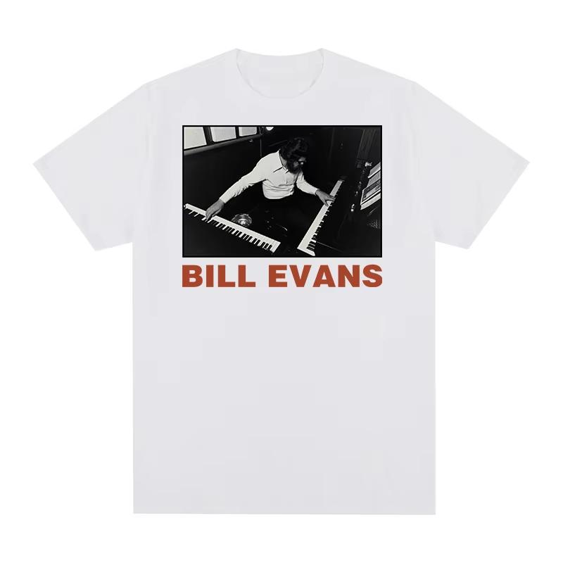 Bill Evans Vintage Tshirt Jazz Music 60s Miles Davis John Coltrane Cotton Unisex Summer Fashion T Shirt New TEE TSHIRT Unisexs Tops