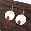 Pink Rubellite Gemstone Jewelry, 925 Sterling Silver Earring, Handmade Charming Earring, Bohemian Rubellite Earring For Grandma Gift