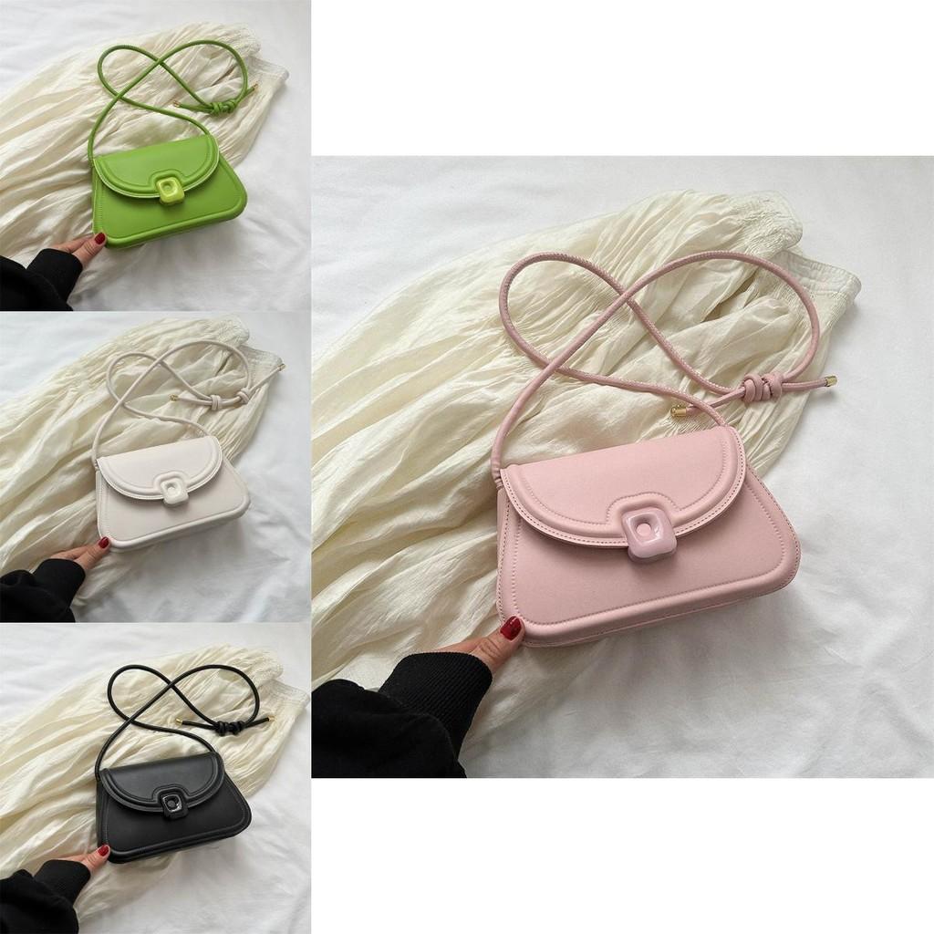 Sleek And Fashion-forward Mini Shoulder Bag For Women Featuring A Unique Square Shape And Soft Material