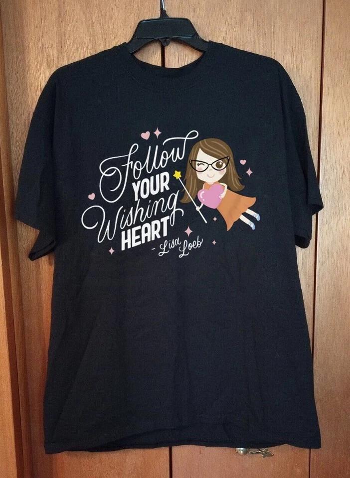 

Lisa Loeb Follow Your Wishing Heart Cotton Men Women T-shirt UU1065 S