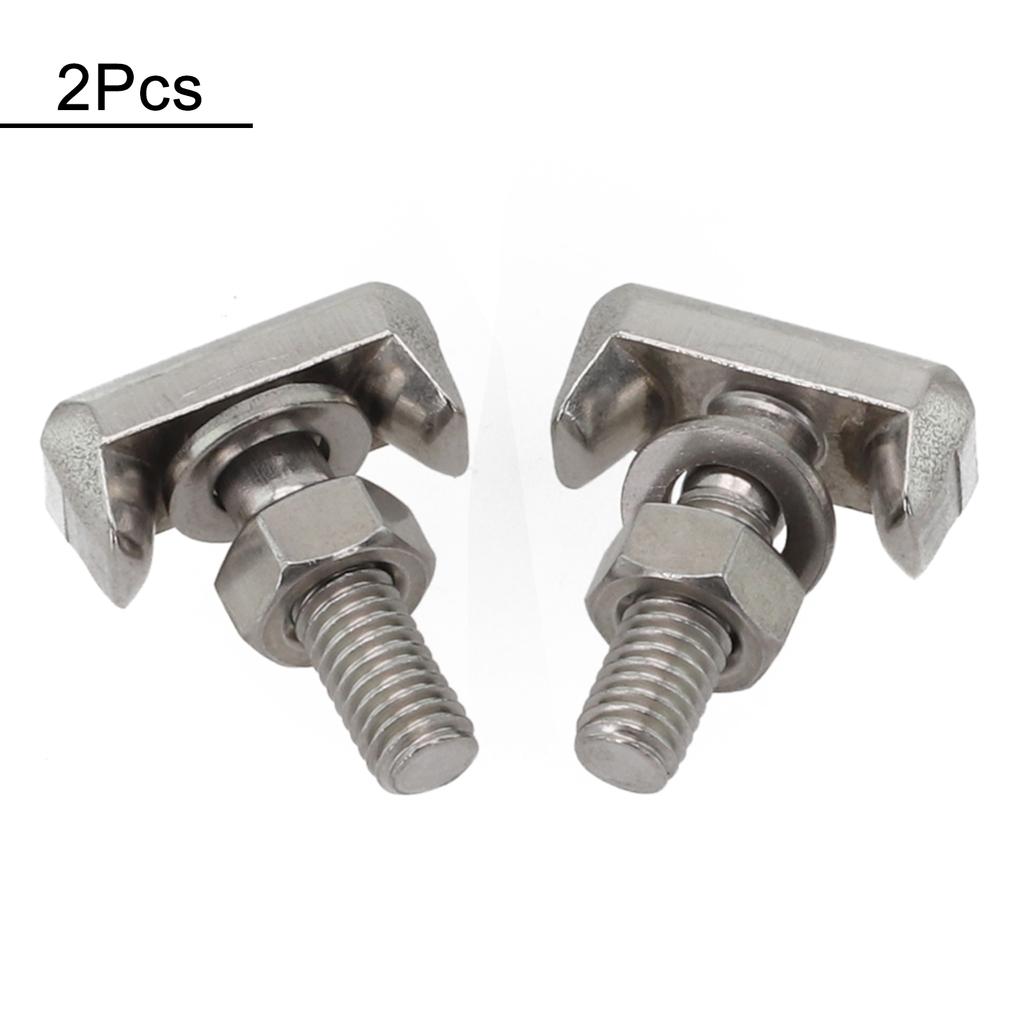 2PCS Konektor baterie z nerezové oceli T-Bolt Fit pro Chevy 2007-2014 Náhradní díly Příslušenství 19116852