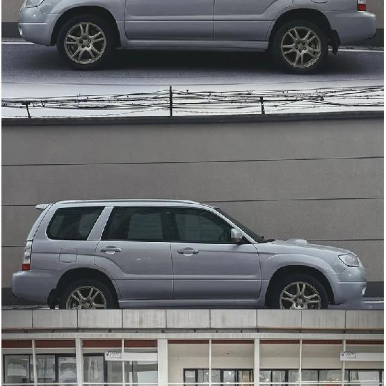For 2004-2007 Subaru Forester Rear Roof Lip Spoiler Tail Wings ABS Material Black Carbon Car Tuning Styling Body Kit Accessories