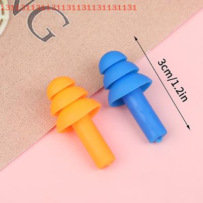 10 Pairs Silicone Anti-Noise Earplugs Noise-Canceling Sponge for Noise Reduction Sleep & Work Snoring Relief