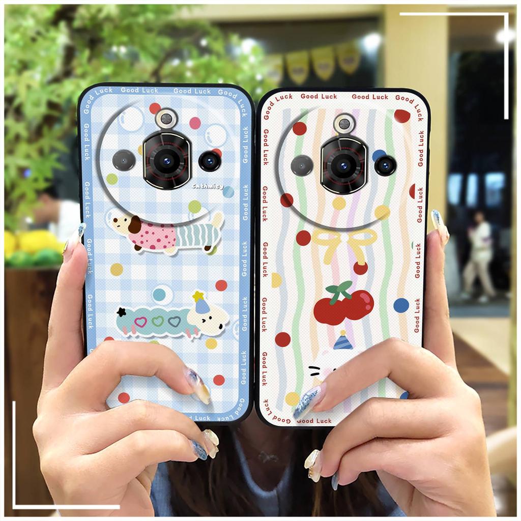 Anti-dust Cute Phone Case For ZTE Nubia Focus Pro 5G Soft Case Cartoon Back Cover Silicone Animals Waterproof Protective