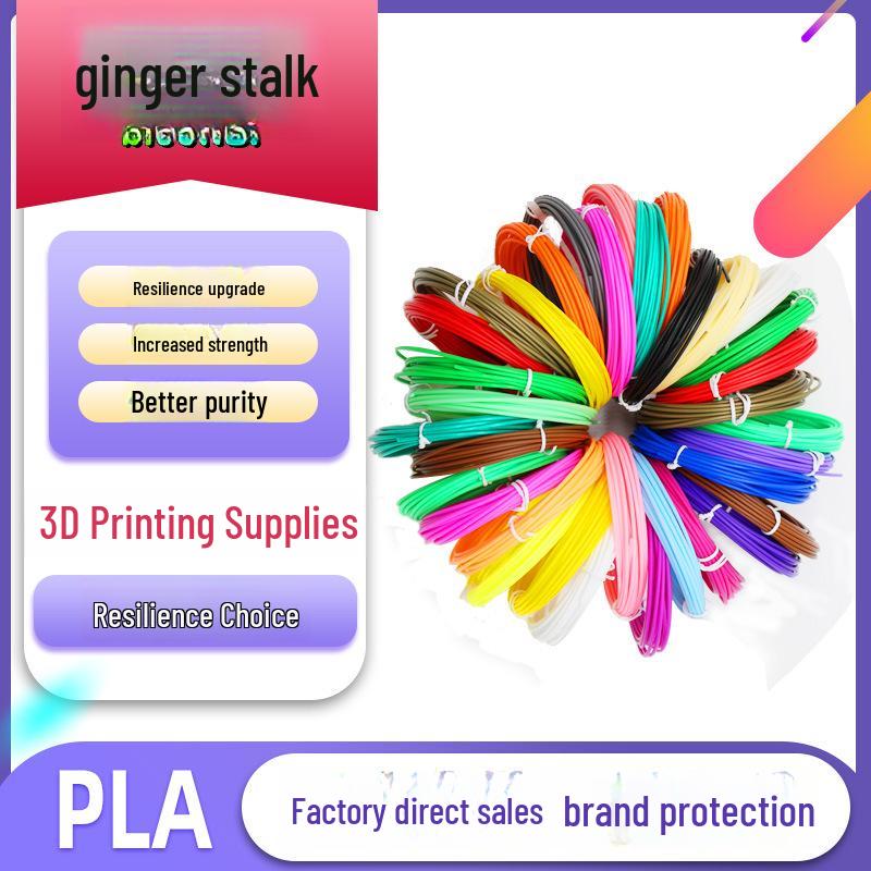 Eco-Friendly High-Temp PLA 3D Printing Pen Refills - 1.75MM for Creative Drawing & Graffiti