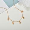 Accessories Pop Metal Shell Necklace Summer Pop Necklace Collarbone Chain