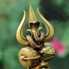 Artarium Shiv Trishul Idol Sacred Trident of Mahadev for Worship Compact Divine Showpiece