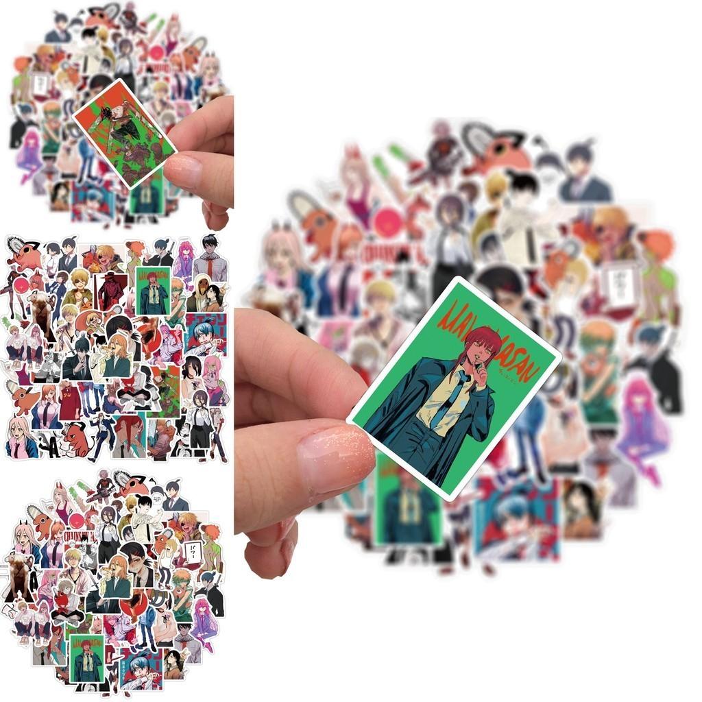 50pcs Chainsaw Man Denji Sticker Set For Diy Decoration