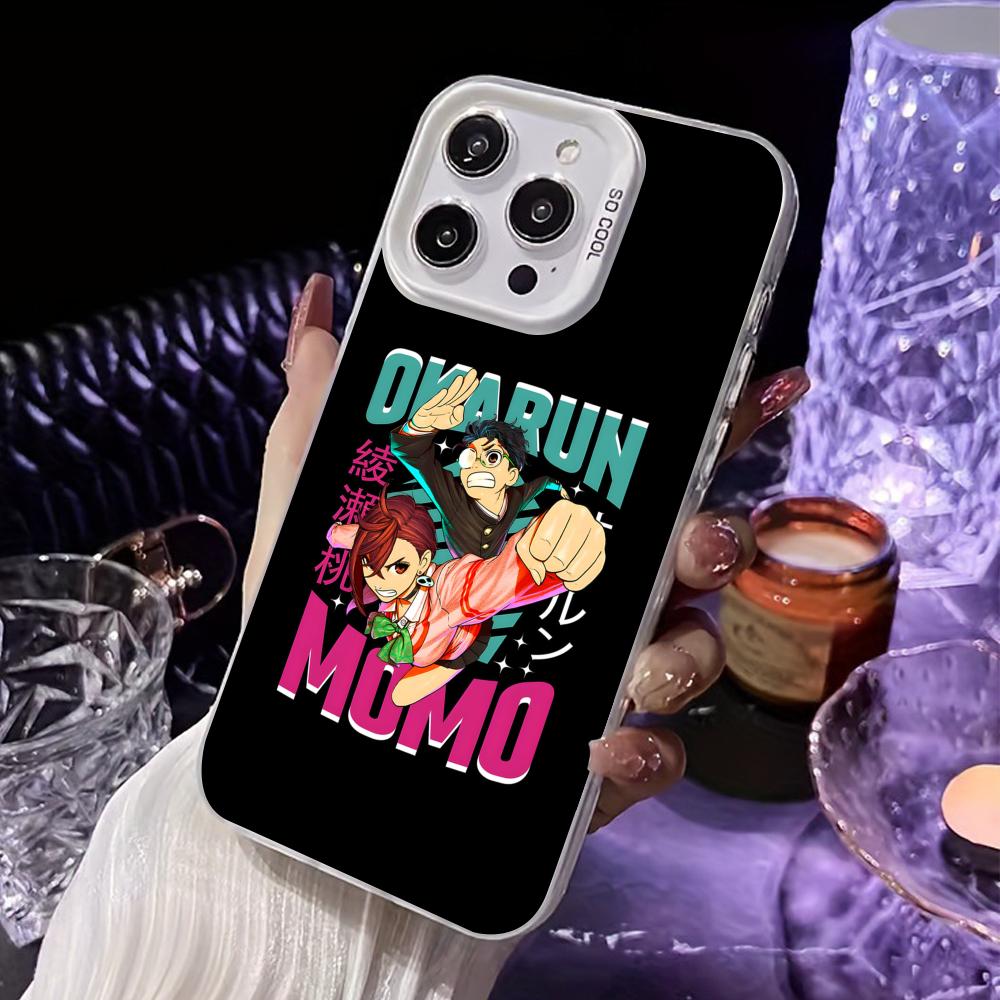 

Anime Dandadan White Translucent Mobile Phone Case for iPhone 17 16 15 14 13 12 11 X XR XS Air Pro Max Plus Colorful Cover iPhone 11 Pro