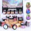 Chameleon-Powder Color Shift Slídový prášek pro epoxidovou pryskyřici Perleťový pigmentový prášek pro malování Výroba mýdla Sliz 12 barev