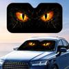 Lightning Yellow Energy Eye Sun Visor Car Front Windshield Sun Shade Foldable Reflective UV Protection Heat Insulation Cover