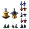 M8 Swing Upper Arm Sliders Spools Stand for GSXR600 GSXR750 GSXR1000 - Golden