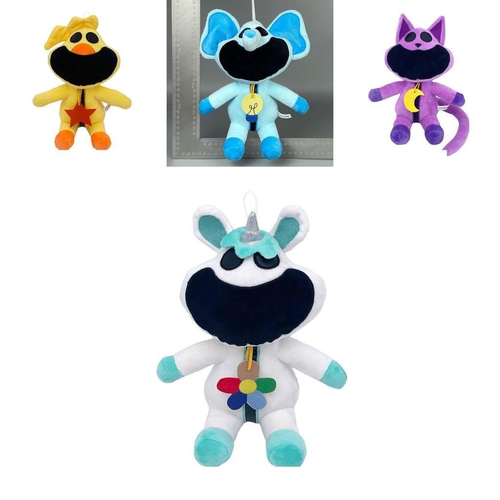 Smiling Critters Rabbit Plush Toy Adorable Cartoon Style 30cm Tall Customizable Design