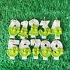 Green Butterfly Glitter 0-9Number Birthday Candles Cake Topper Wedding Digital Cake Dessert Decor Birthday Decoration