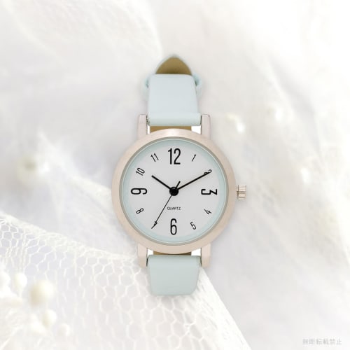 Fieldwork Women's Analog Watch with Leather Strap, Blue, Pick, PP014-3